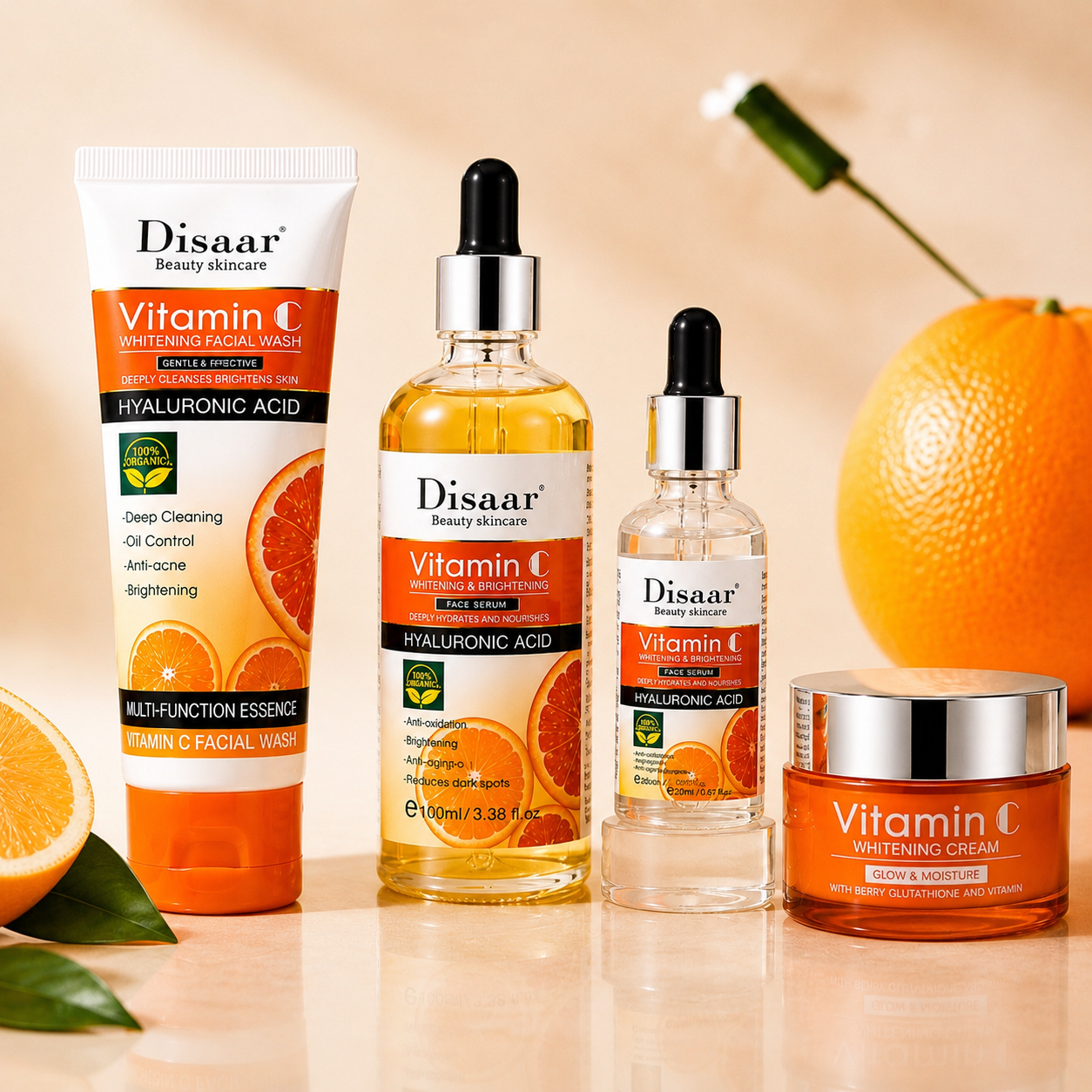 Set Facial Vitamina C Disaar 5 Piezas